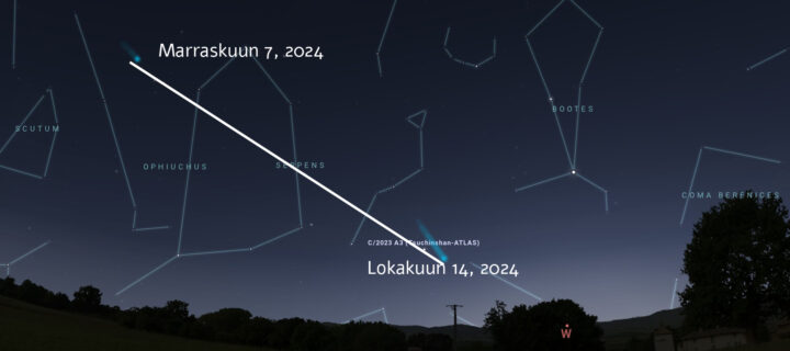 C/2023 A3 (Tsuchinshan–ATLAS), toiveita herättävä pyrstötähti